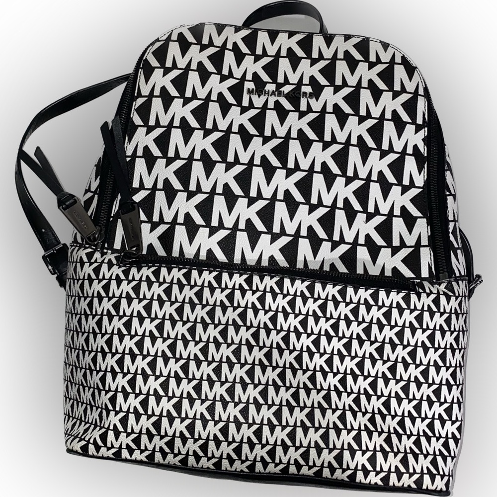 Micheal Kors Monogram Backpack